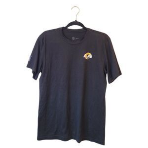 Nike Dri-Fit NFL Black LA Rams Athletic T-Shirt Size M